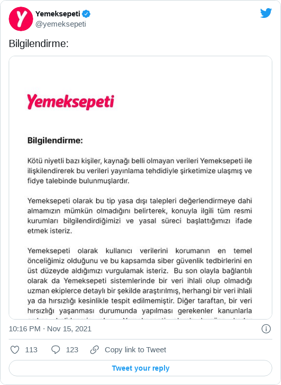 Yemeksepeti hack açıklaması