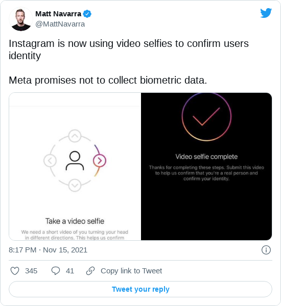 Instagram - Bot video selfie teyitleri
