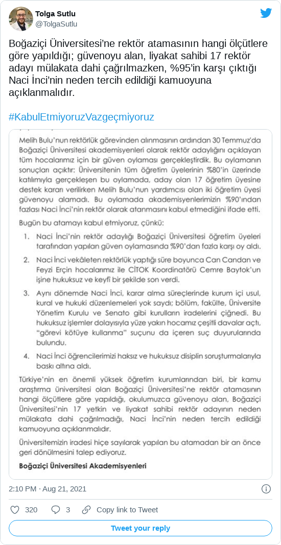Ortak açıklama