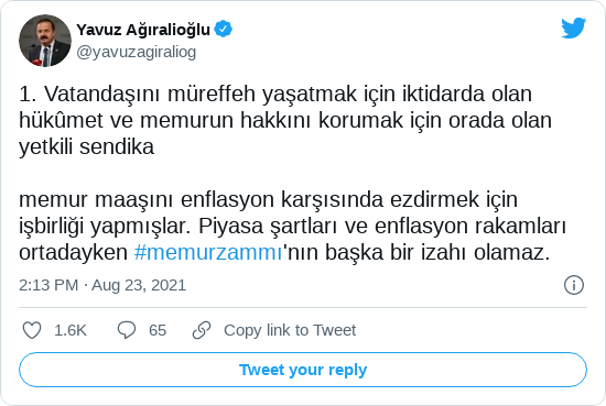 Yavuz Ağıralioğlu - Tepki