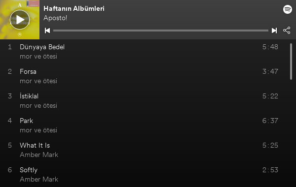 haftanın albümleri