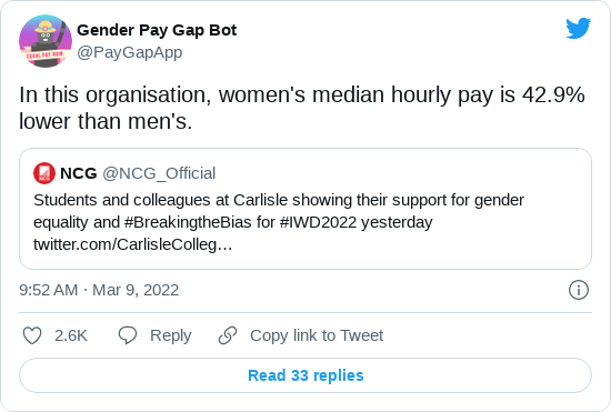 Gender Pay Gap Bot