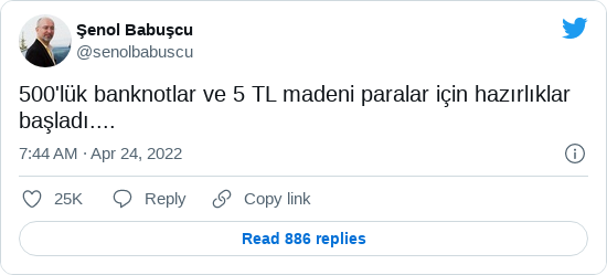 Babuşçu'nun Tweeti